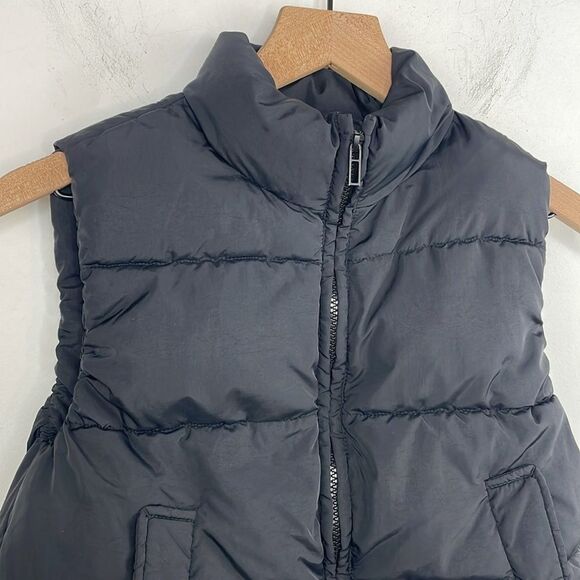 Zara Kids Black Outerwear Puffy Vest Black size 5-6 Years - Picture 3 of 14